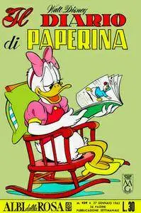 Albi della rosa 429 - Il diario di Paperina (1963-01-27)