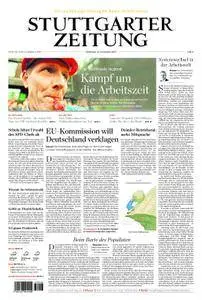 Stuttgarter Zeitung Stadtausgabe (Lokalteil Stuttgart Innenstadt) - 15. November 2017