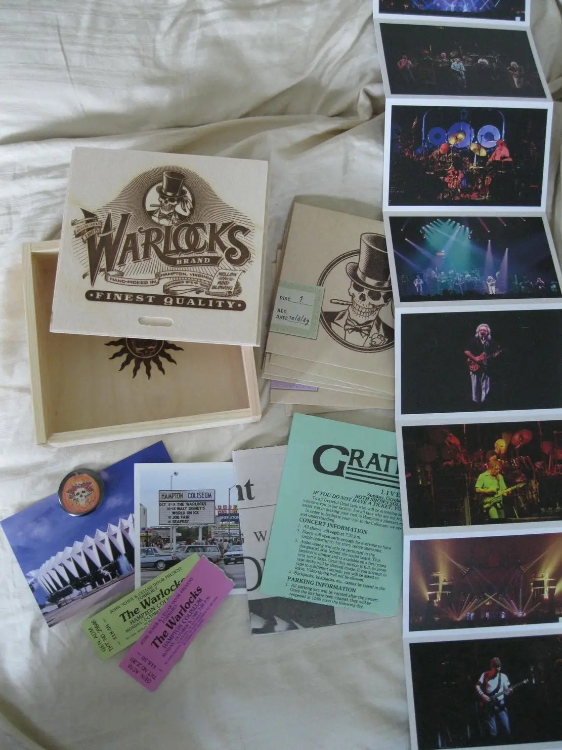 Grateful Dead Formerly The Warlocks 1989 6cd Box Set 2010 Rhino