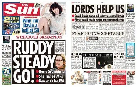 The Sun UK – 30 April 2018