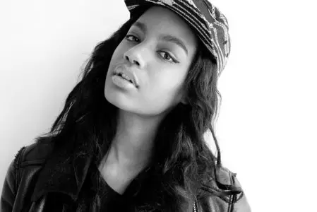 Ebonee Davis at Terry Richardson's studio March 8, 2013