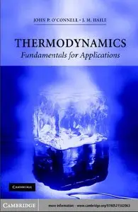 Thermodynamics: Fundamentals for Applications (Cambridge Series in Chemical Engineering) by J. P. O'Connell