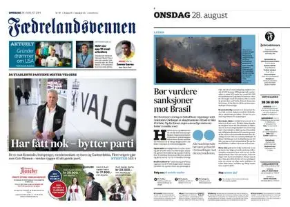 Fædrelandsvennen – 28. august 2019