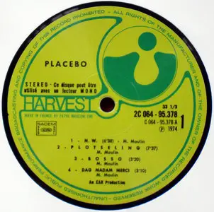 Placebo - 3 (Harvest re-issue) Vinyl rip in 24 Bit/ 96 Khz + CD 
