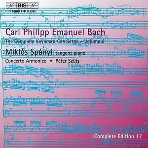 Miklós Spányi, Concerto Armonico - Carl Philipp Emanuel Bach: The Complete Keyboard Concertos, Vol. 9 (2000)