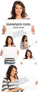 Banner girl