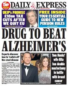 Daily Express - 15 Wednesday April 2015