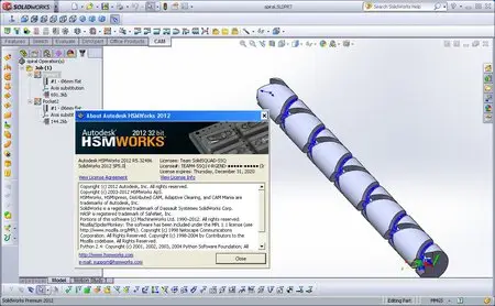 HSMWorks 2012 R5.32486 for SolidWorks 2010-2012