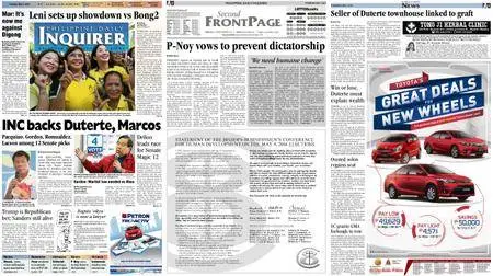 Philippine Daily Inquirer – May 05, 2016