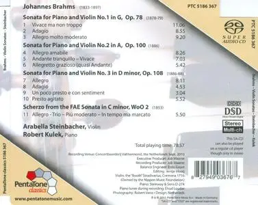 Arabella Steinbacher & Robert Kulek - Brahms: Complete Works for Violin & Piano (2011)