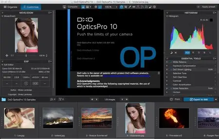 DxO Optics Pro 10.2 build 116 Elite Multilingual Mac OS X