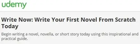 Write Now: Write Your First Novel From Scratch Today