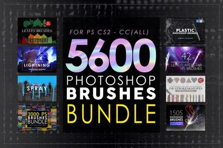 CreativeMarket - 5600 Photoshop Brushes Mega-Bundle