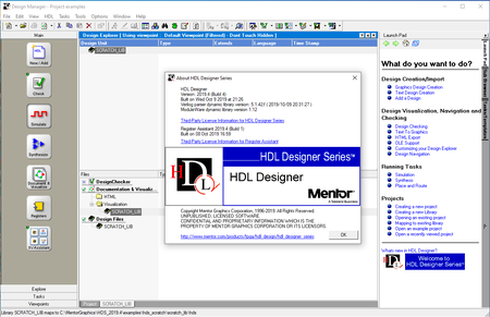 Mentor Graphics HDL Designer Series (HDS) 2019.4