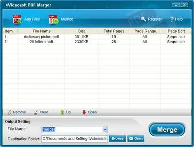 4Videosoft PDF Merger 3.0.38