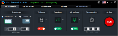 Fast Screen Recorder 2.1.0.0 Multilingual Portable