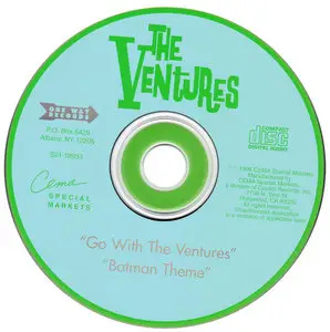 The Ventures - Go With The Ventures (1966) & Batman Theme (1966) [1996, 2 in 1, Cema S21-18933]
