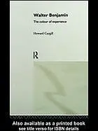 Walter Benjamin : the colour of experience