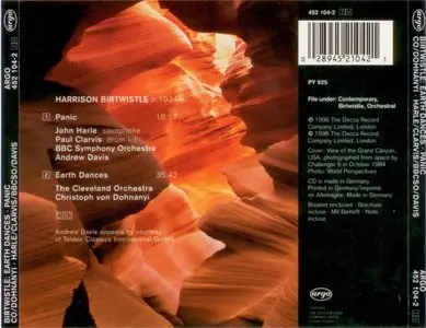 Harrison Birtwistle - Earth Dances - Panic (1996)