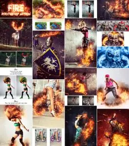 GraphicRiver - Fire Photoshop Action 16212593