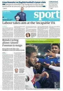 The Guardian Sports supplement  20 October 2017