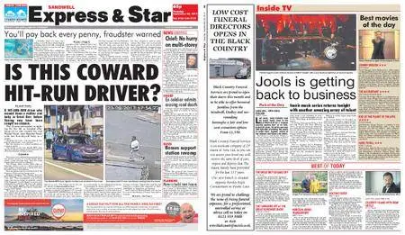 Express and Star Sandwell Edition – September 26, 2017