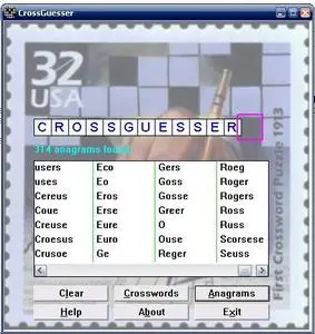 CrossGuesser, Version 1.0  {{BEST Crossword Helper Software!}}