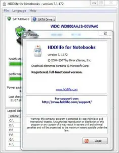 HDDlife for Notebooks 3.1.172