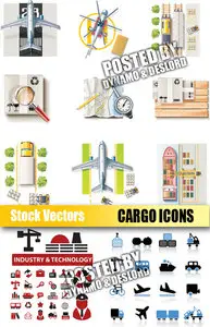 Stock vectors - Cargo icons