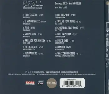 Emmanuel Bex, Nico Morelli, Mike Ladd - B2Bill. A Modern Tribute to Bill Evans (2013) {Bonsai Music}