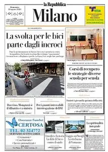 la Repubblica Milano - 30 Agosto 2020
