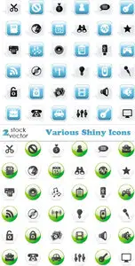 Vectors - Various Shiny Icons