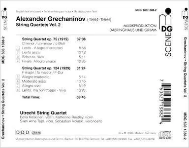 Utrecht String Quartet - Alexander Grechaninov: String Quartets, Volume 2, No. 3 & 4 (Op. 75 & 124) (2006)