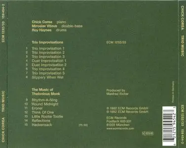 Chick Corea - Trio Music (1982) {ECM 1232/33}