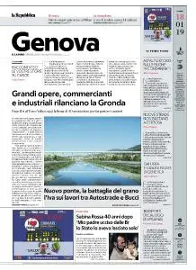 la Repubblica Genova - 18 Gennaio 2019