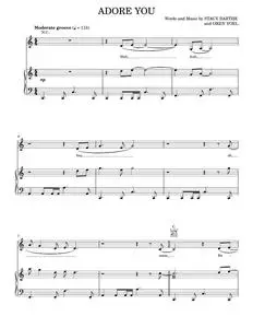 Adore you - Miley Cyrus (Piano-Vocal-Guitar)