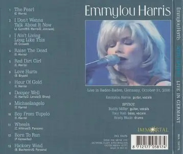 Emmylou Harris with Spyboy feat. Buddy Miller - Live In Germany 2000 (2011) {Immortal}