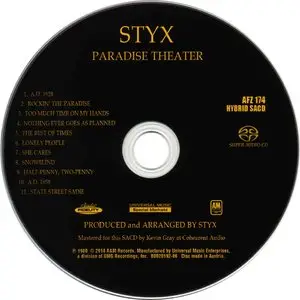 Styx - Paradise Theater (1980) [2014 Audio Fidelity] **REPOST - NEW RIP**