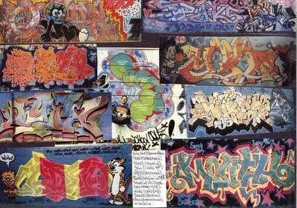 [Graffiti Magazines] Backjumps. Issues 1, 2, 5, 7. 1994