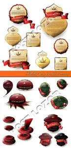 Labels new product vector