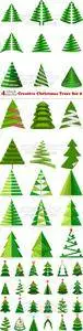 Vectors - Creative Christmas Trees Set 8