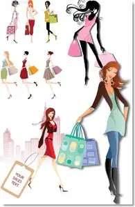 Shutterstock Shopping Girls