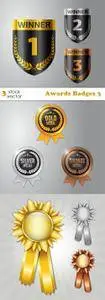 Vectors - Awards Badges 3