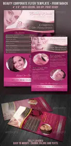 Beauty Corporate Flyer – Front & Back