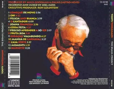 Toots Thielemans - The Brasil Project, Volume I (1992)