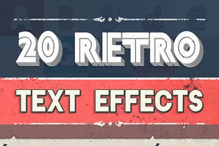 20 Retro Text Effects