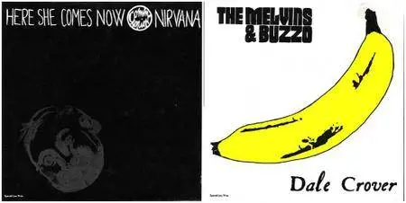 Nirvana/Melvins - Here She Comes Now / Venus In Furs (split 7") (1991) {The Communion Label} **[RE-UP]**