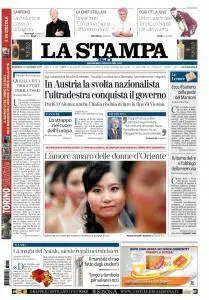 La Stampa Torino Provincia e Canavese - 17 Dicembre 2017