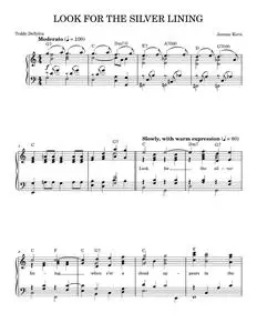 Look for the silver lining - Jerome Kern (Piano Solo)