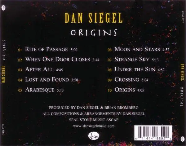 Dan Siegel - Origins (2018) {Seal Stone Music} / AvaxHome